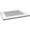 Ekena Millwork Vertical Surface Mount PVC Gable Vent: Non-Functional, w/ 3-1/2"W x 1"P Standard Frame, 24"W x 20"H GVPVE24X2001SN - alternate 5